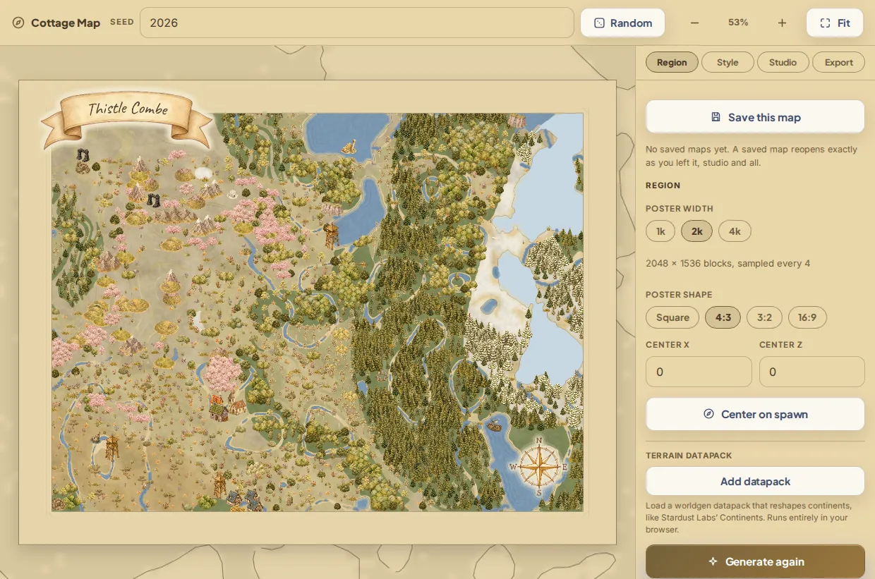 Cottage Map screenshot